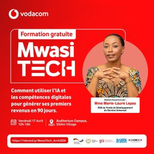 Formation gratuite digital et l’IA femmes RDC
