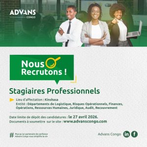 Stagiaires Professionnels Advans Congo