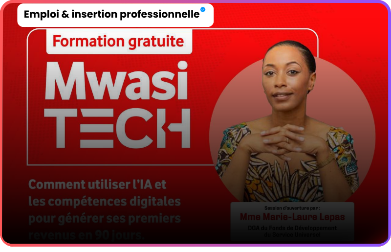 MwasiTech : Générer ses premiers revenus grâce au digital et à l’IA
