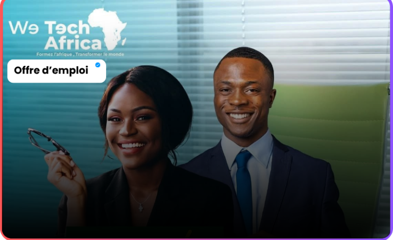 recrutement We Tech Africa Kinshasa