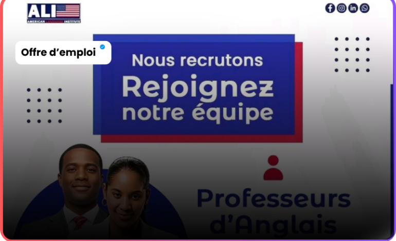 Professeur d’Anglais American Language Institute