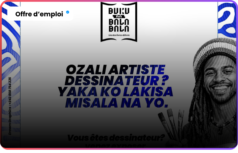 Appel à candidatures artistes dessinateurs : Opportunité unique