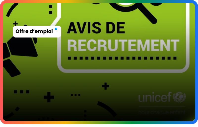 Recrutement UNICEF RDC 2026 : Engagez-vous pour l&rsquo;enfance et le développement