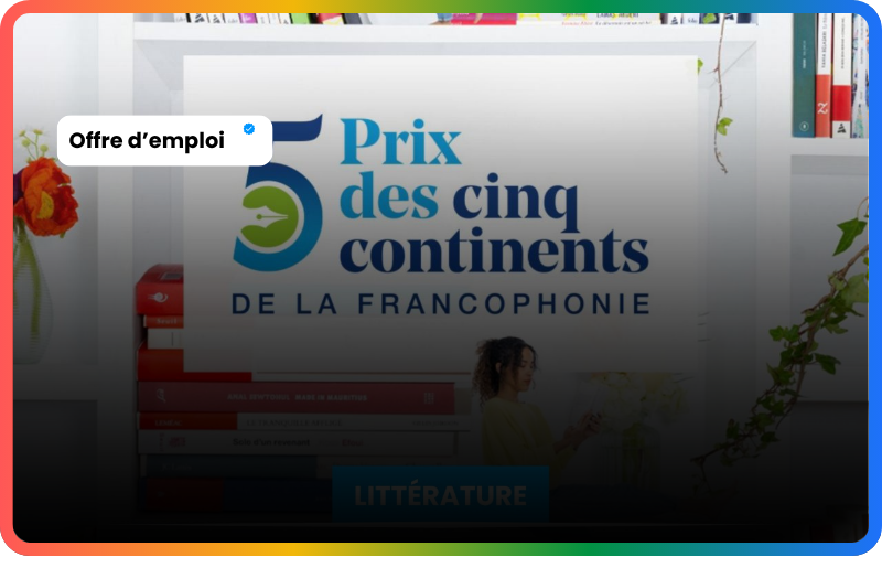 Prix des 5 continents 2026-2027 : Propulsez la littérature francophone sur la scène mondiale